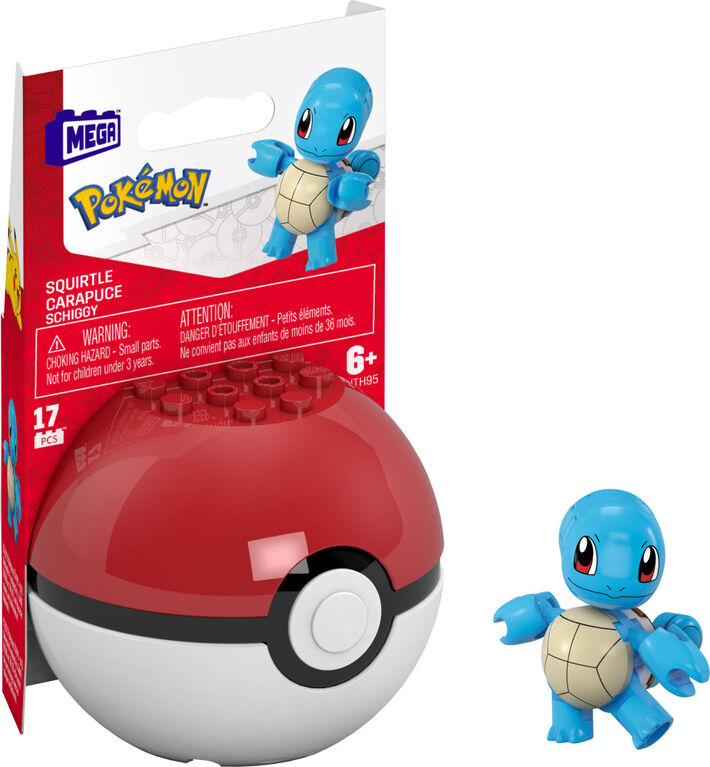 Mega Blok Construx Pokemon Poke Ball With Assorted Figures