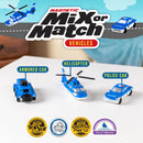 Magnetic Mix Or Match Vehicles Police Set