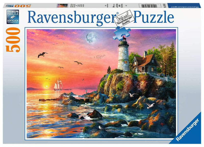 Ravensburger 500 Piece Lighthouse At Sunset