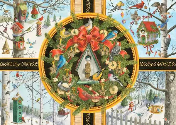 Ravensburger 500 Large Piece Christmas Songbirds