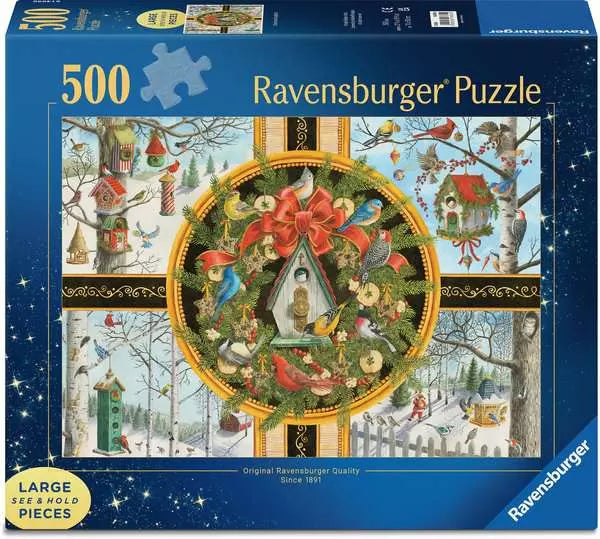 Ravensburger 500 Large Piece Christmas Songbirds