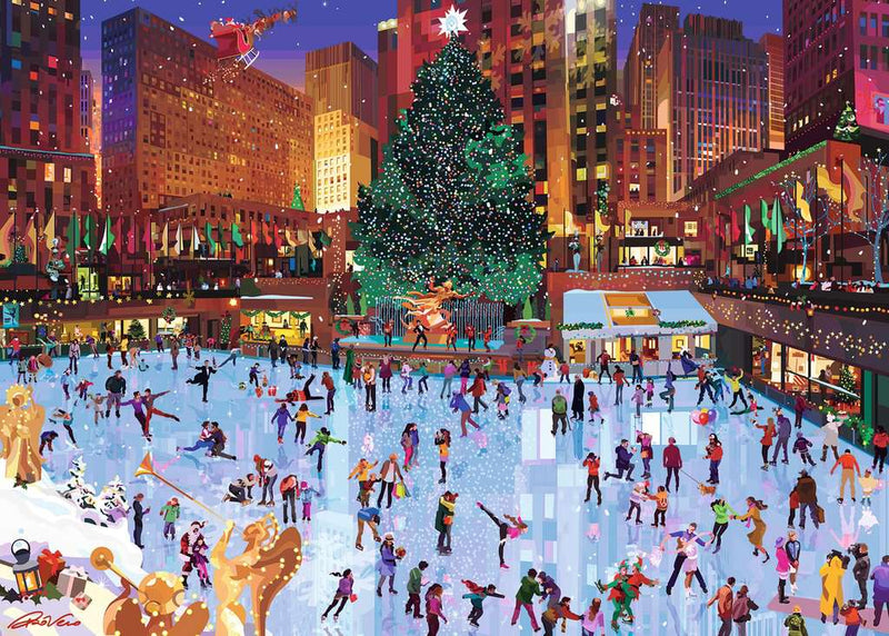 Xmas Ravensburger 1000 Piece Rockefeller Center Joy