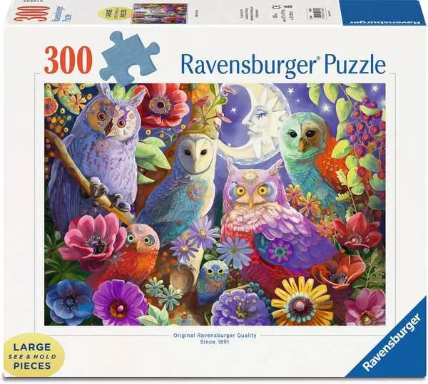 Ravensburger 300 Piece Puzzle Large Pieces Night Owl Hoot