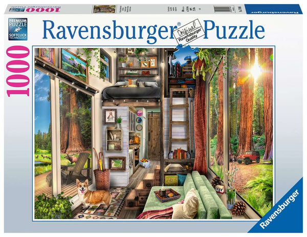 Ravensburger 1000 Piece Redwood Forest Tiny House
