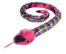 Adventure Planet Sequined Coloured Plush Snakes 67"