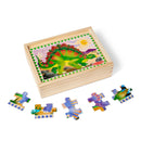 Melissa & Doug 4 in 1 Puzzles In A Box Dinosaurs