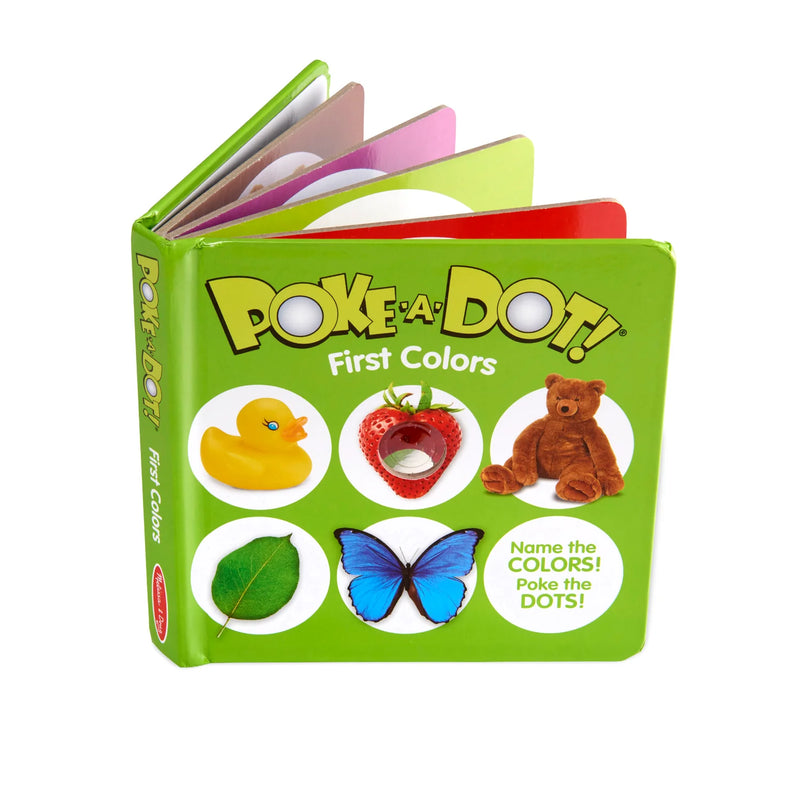 Melissa And Doug Board Book Poke a Dot First Colours
