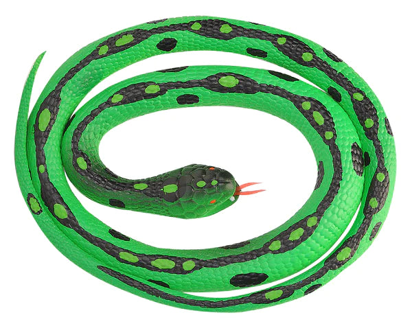 Wild Republic Rubber Snake Green Garter Snake 46"