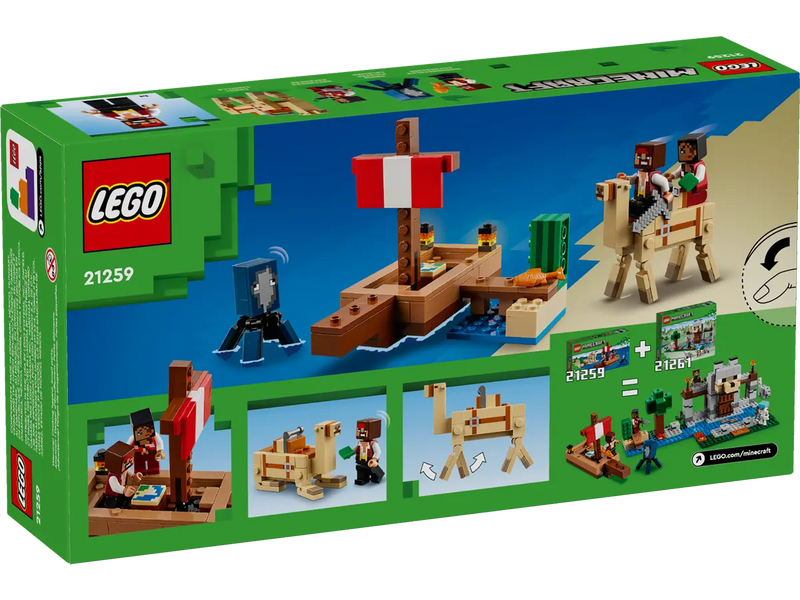 LEGO Minecraft The Pirate Ship Voyage 21259