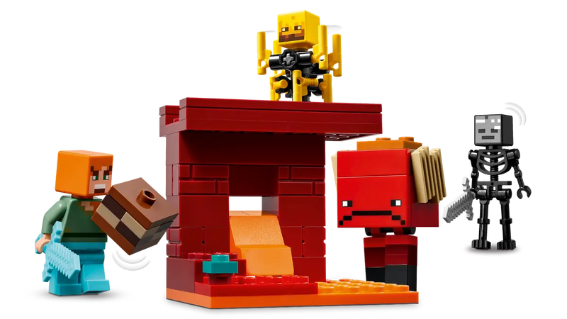 LEGO Minecraft The Nether Lava Battle