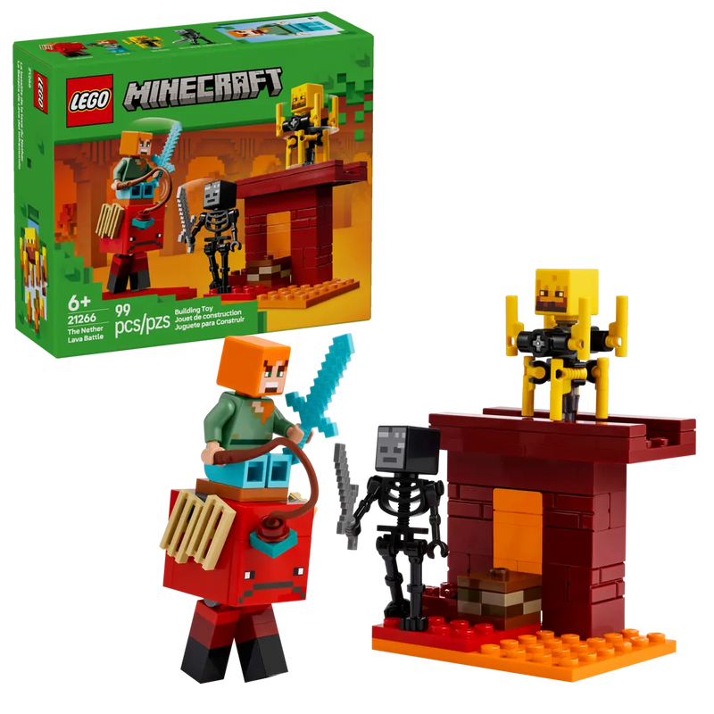 LEGO Minecraft The Nether Lava Battle