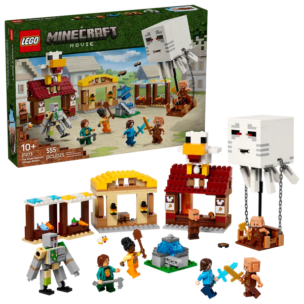 LEGO Minecraft The Ghast Balloon Village Attack 21273