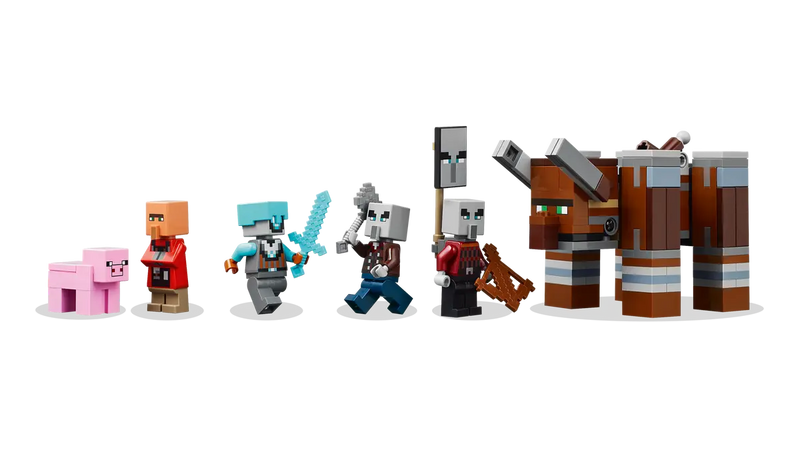 LEGO Minecraft The Pillager Outpost And Ravager