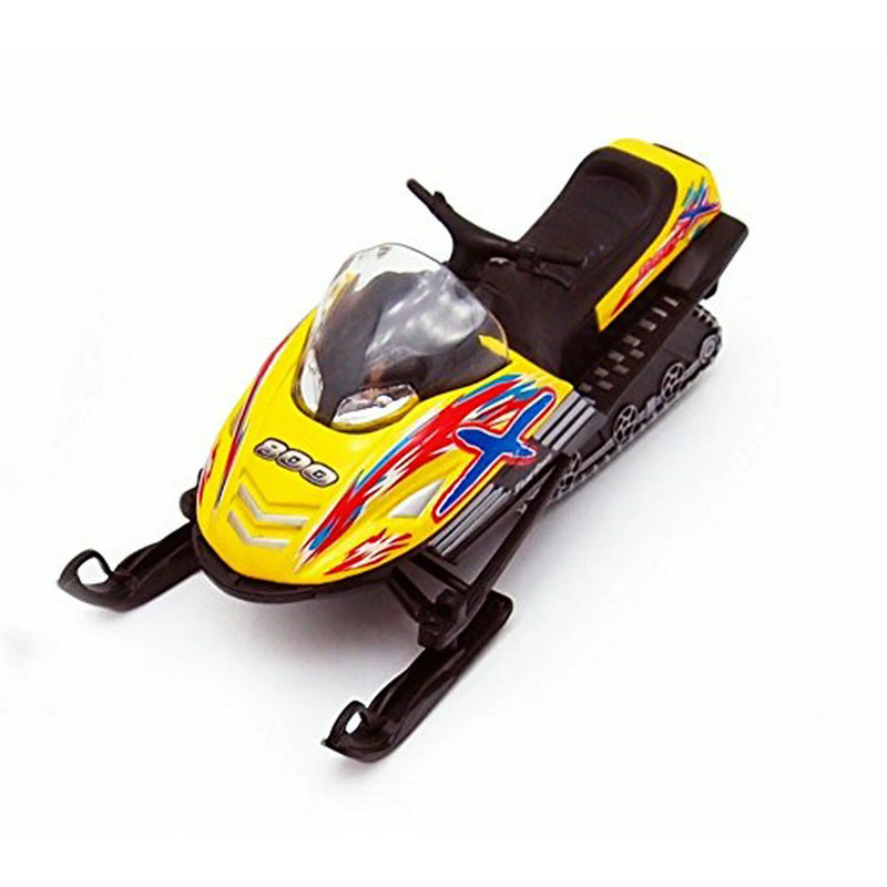 Die Cast Pull Back Snow Turbo Snowmobile