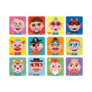 Janod Magnetibook Boy's Crazy Faces