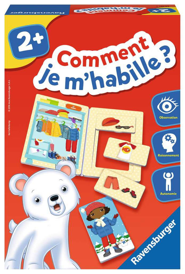 Ravensburger Comment Je M'habille?