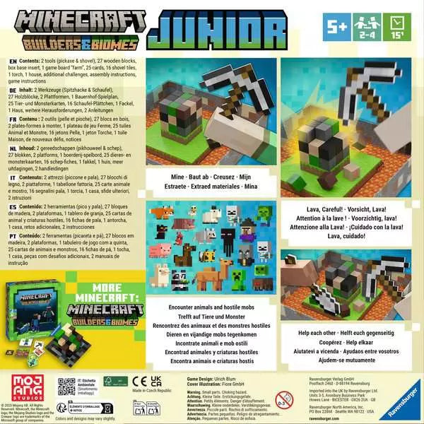 Ravensburger Minecraft Junior Builders And Biomes