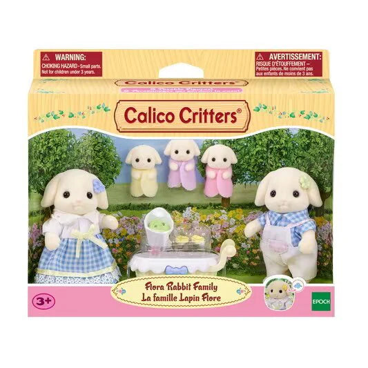 Calico Critters Flora Rabbit Family