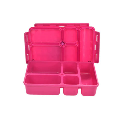 Go Green Lunchbox Small Size, 5 compartments, Pink
