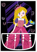 Avenir Scratch Art Princess 15 Sheets