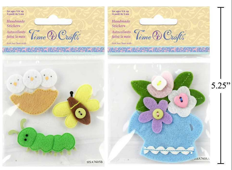 Time 4 Crafts Handmade Felt Stickers