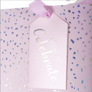 Gift Bag Time To Celebrate Pink Sparkle