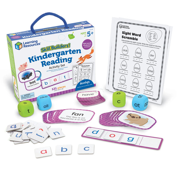 Learning Resources Skill Builders Kindergarten Reading Activity Set