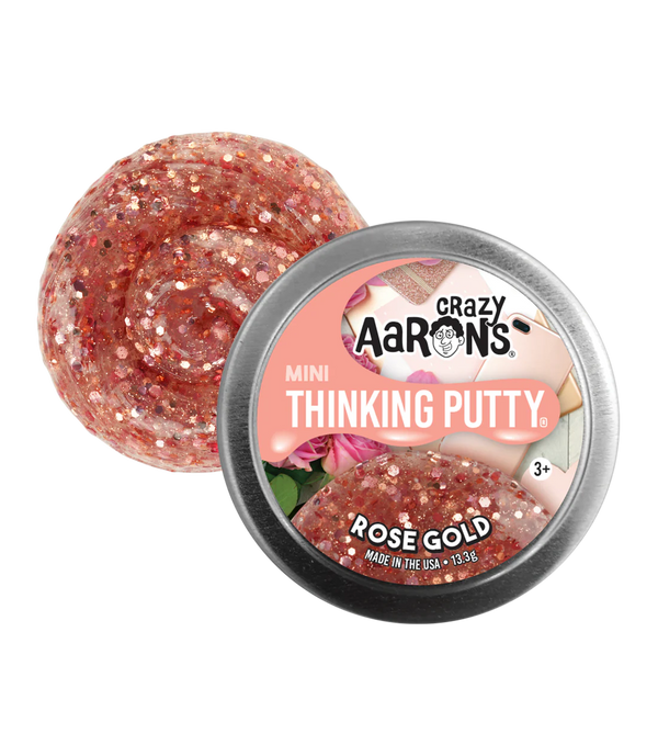 Crazy Aarons Thinking Putty Mini Rose Gold