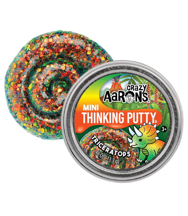 Crazy Aarons Thinking Putty Mini Tricertatops