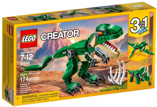LEGO Mighty Dinosaurs 3 In 1 #31058