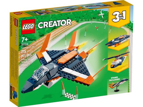 LEGO Creator Supersonic-Jet 3 In 1, 31126