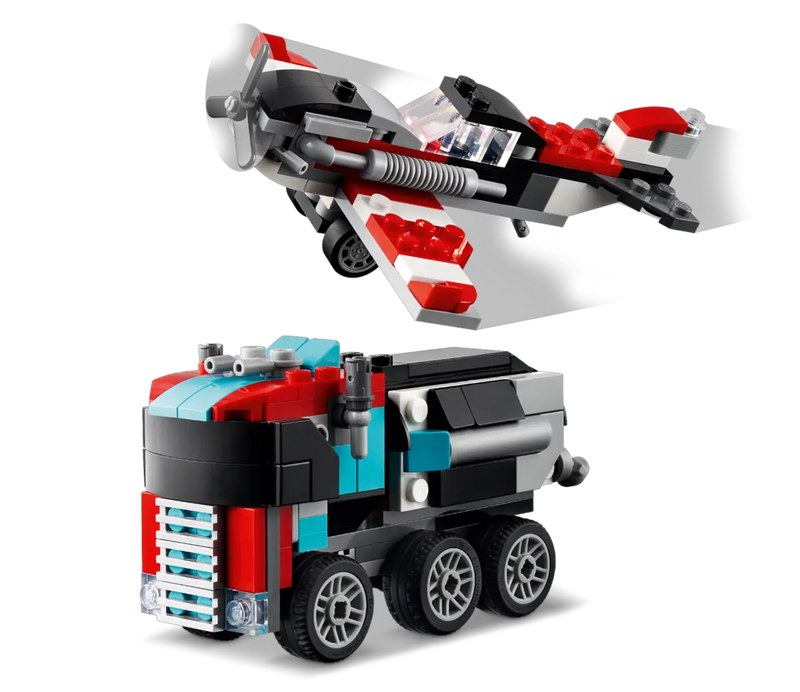 LEGO Flatbed Truck With Helicopter 3 In 1