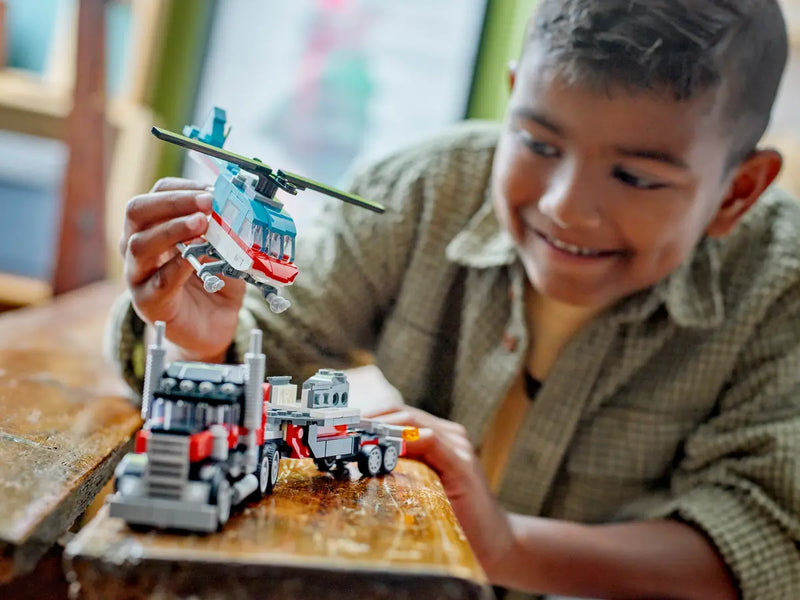 LEGO Flatbed Truck With Helicopter 3 In 1