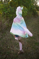 Great Pretenders Reversible Rainbow Unicorn/Dragon Cape Size 5-6