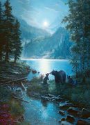 Cobble Hill 1000 Piece Puzzle Bear Night