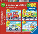 Ravensburger My First Puzzles 2, 3, 4 and 5 Piece Puzzles Rescue Vehicles