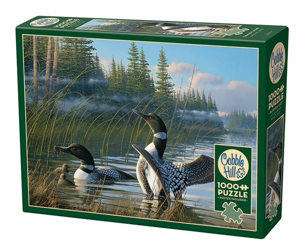 Cobble Hill 1000 Piece Puzzle Common Loons