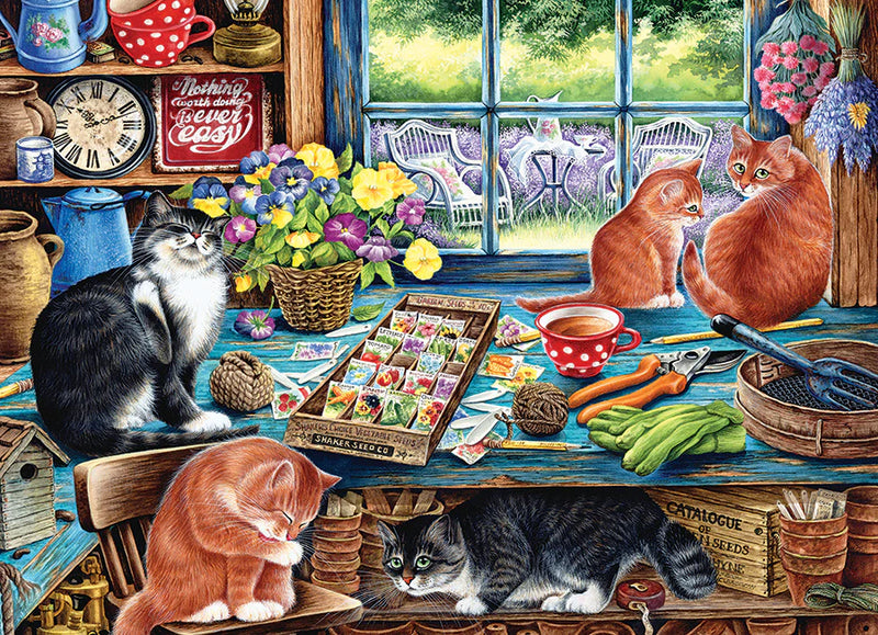 Cobble Hill 1000 Piece Cats Retreat