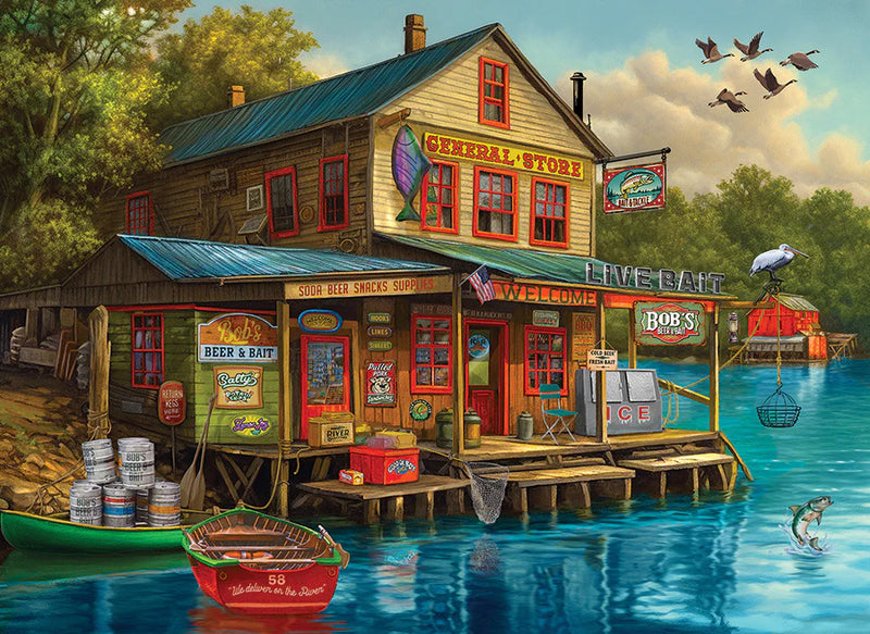 Cobble Hill 1000 Piece Bob's Beer And Bait