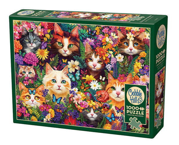 Cobble Hill 1000 Piece Blooming Whiskers