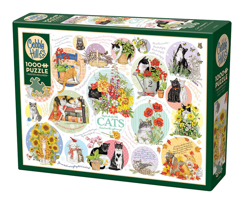 Cobble Hill 1000 Piece Cat Thoughts