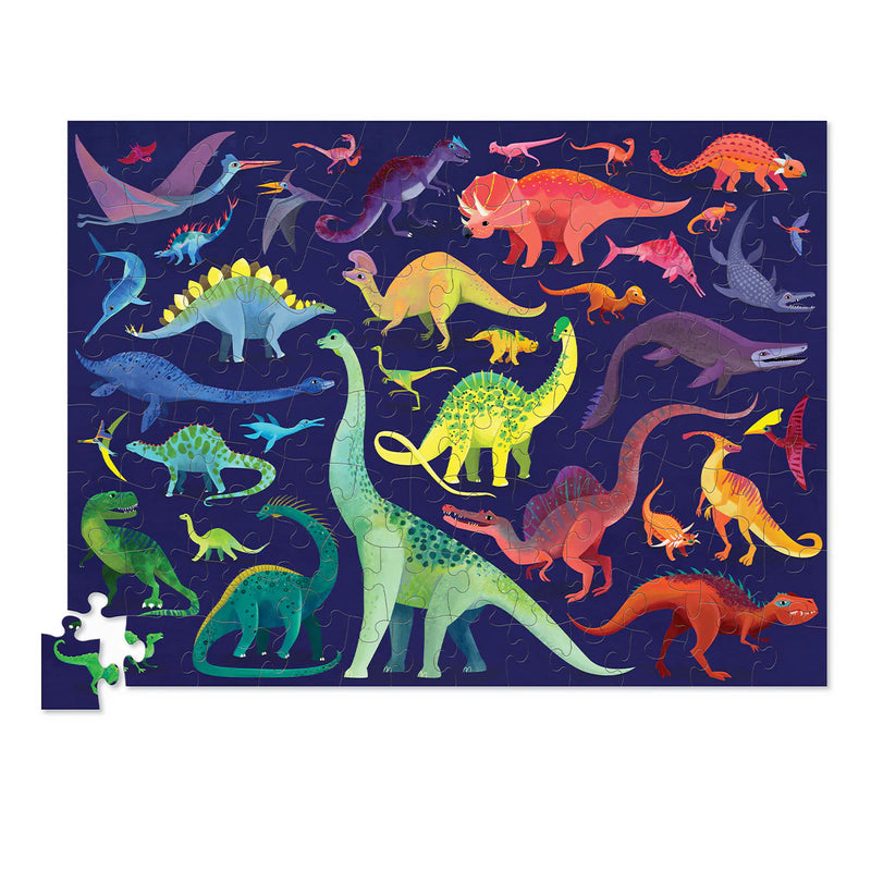 Crocodile Creek 100 Piece Puzzle 36 Dino World