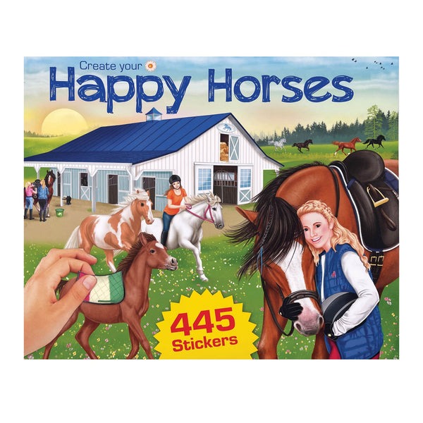 Schylling Create Your Happy Horses Sticker Book
