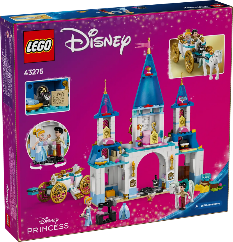 LEGO Disney Cinderella's Castle And Horse Carriage 43275