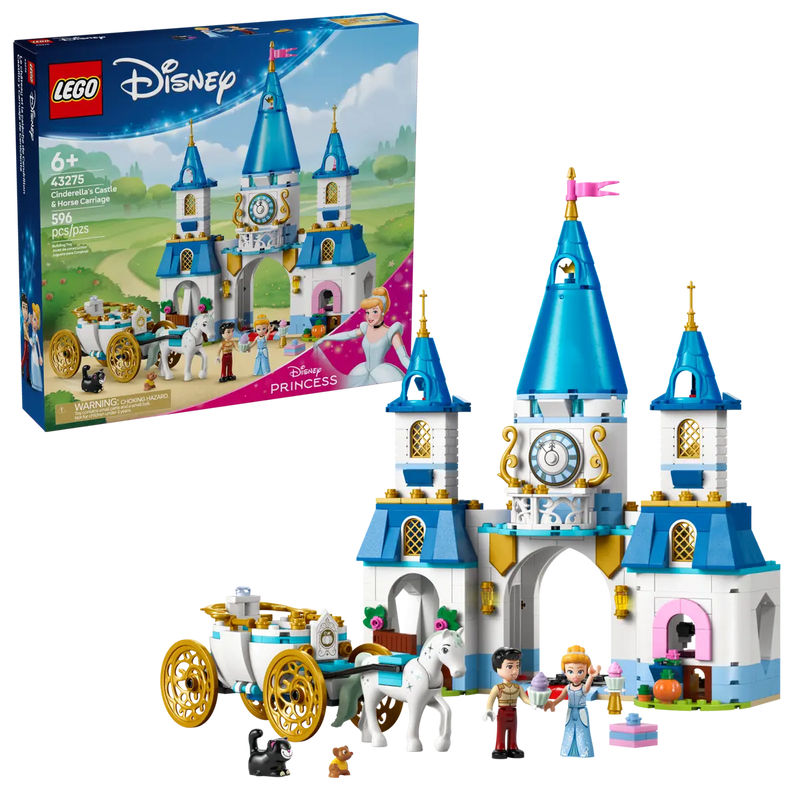 LEGO Disney Cinderella's Castle And Horse Carriage 43275