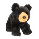 Douglas Mini Cubbie Black Bear Soft 6" Sitting