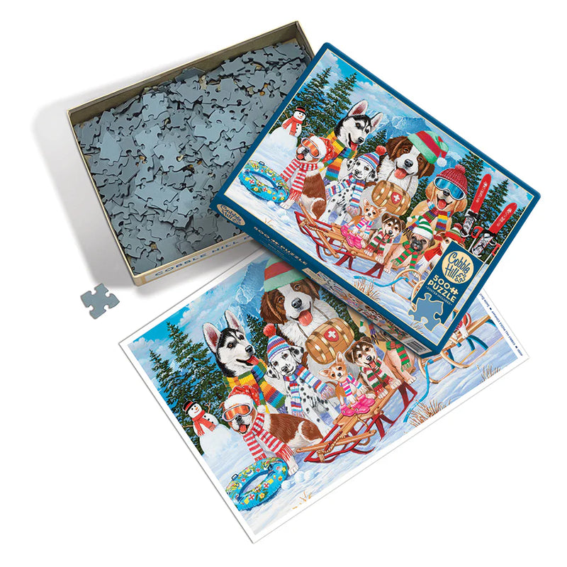 Cobble Hill 500 Piece Puzzle Snow Day!