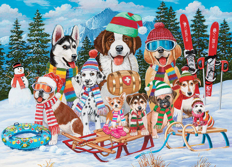 Cobble Hill 500 Piece Puzzle Snow Day!