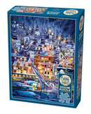 Cobble Hill 500 Piece Puzzle Ski Town