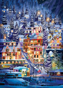 Cobble Hill 500 Piece Puzzle Ski Town